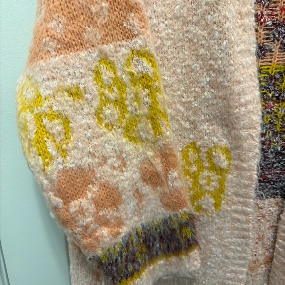 8merci Pink and Yellow Women's Cardigan - Picture 2 of 4